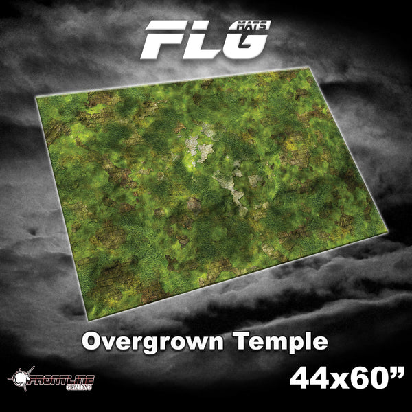 FLG Neoprene Wargaming Mats: Overgrown Temple - 44" x 60"