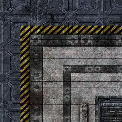 FLG Neoprene Wargaming Mats: Industrial 1 - 44" x 60"