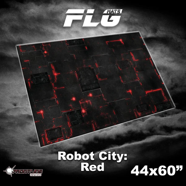 FLG Neoprene Wargaming Mats: Robot City - 44" x 60" [5 Variants]