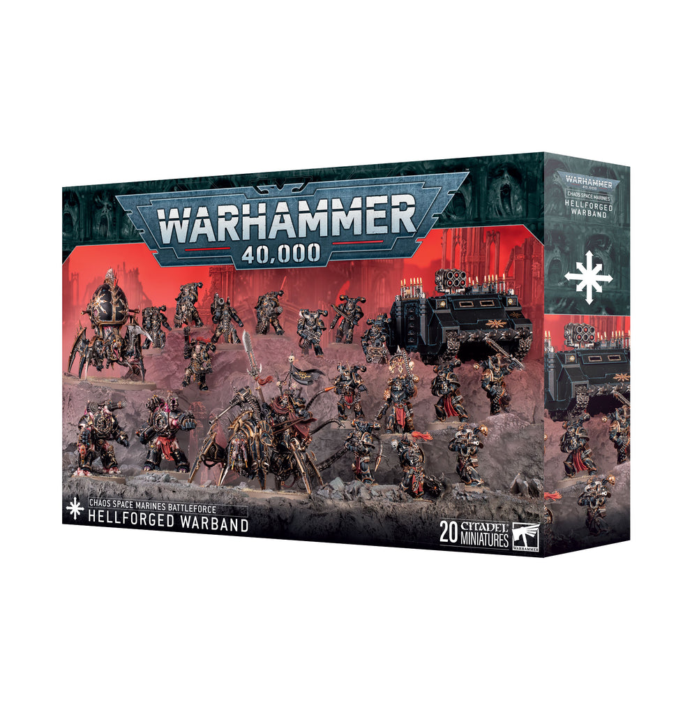 その他 Warhammer 40,000 Hellforged Warband Chaos Space Marines Battleforce: Hellforged Warband