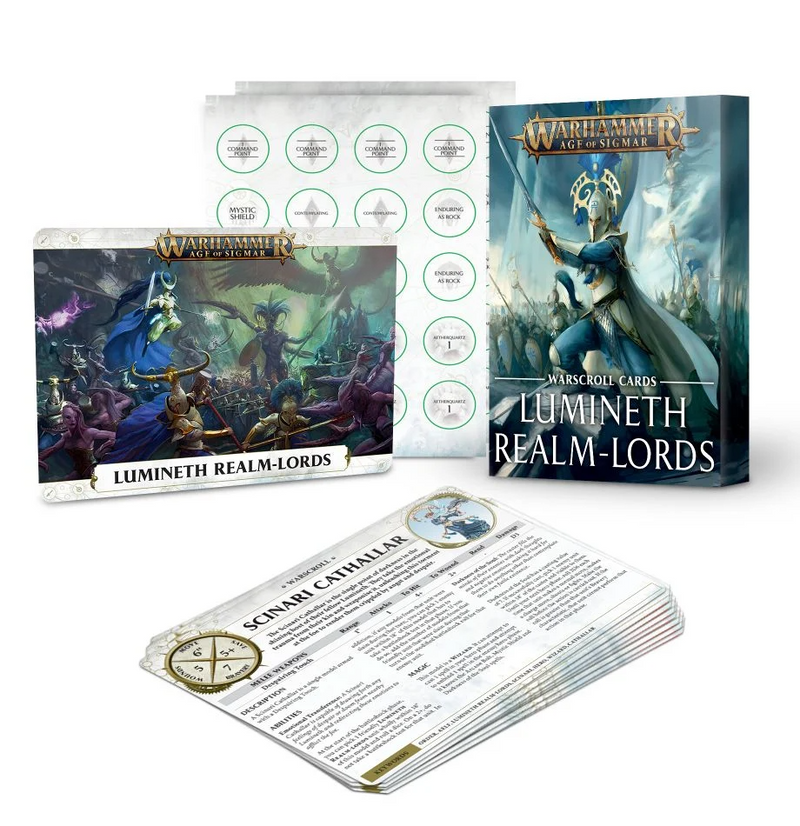 Warscroll Cards: Lumineth Realm-lords *OUT OF PRINT*