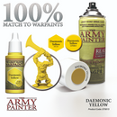 The Army Painter: Colour Primer - Daemonic Yellow **Local Pick-Up and Purchase Only**