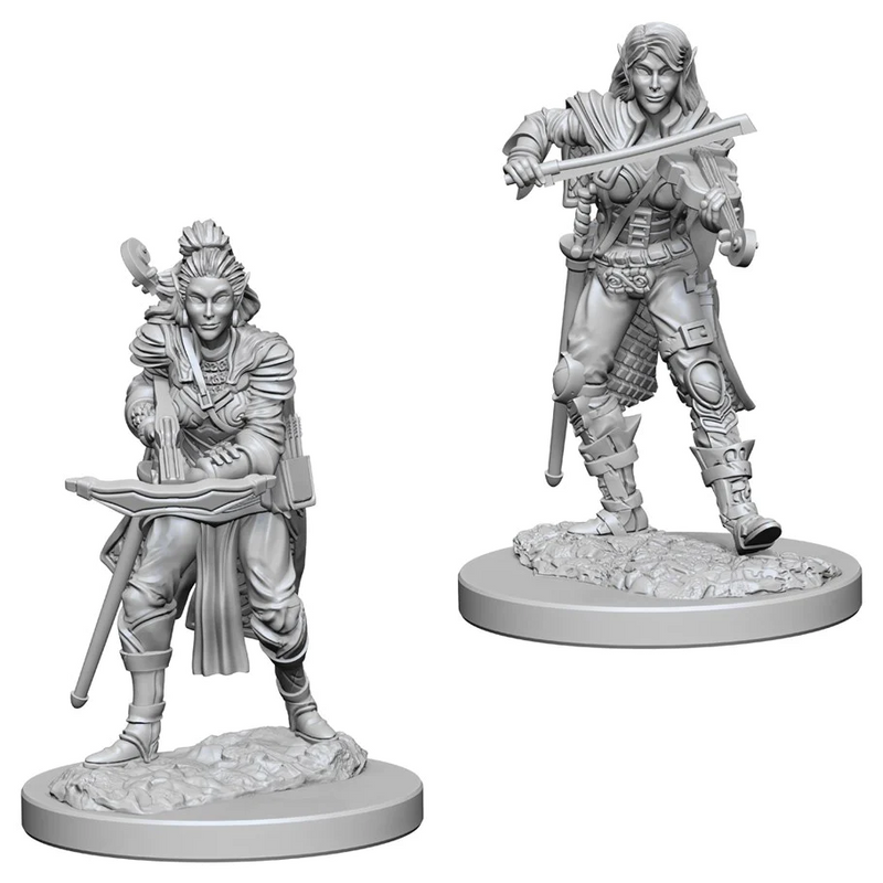 Pathfinder Battles Deep Cuts Miniatures: W04 Elf Female Bard [Unpainted]