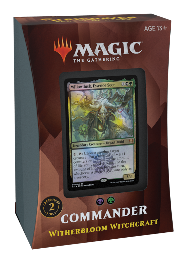 witherbloom card sleeves MTG Commander 2021 Deck