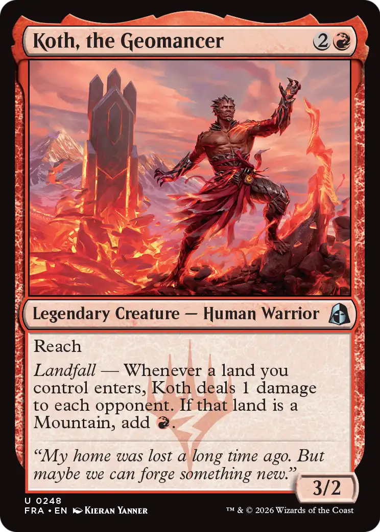 Koth, the Geomancer [Reality Fracture]