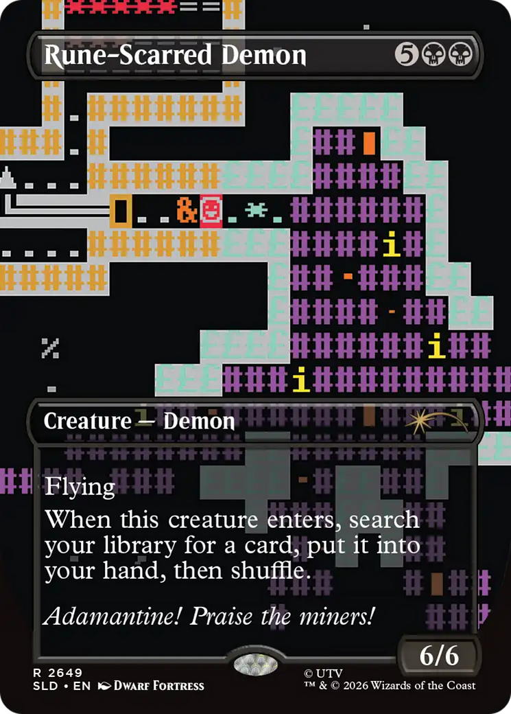 Rune-Scarred Demon [Secret Lair Drop Series]
