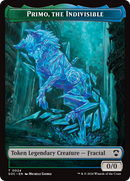 Primo, The Indivisble // Treasure Double-Sided Token [Secrets of Strixhaven Commander Tokens]