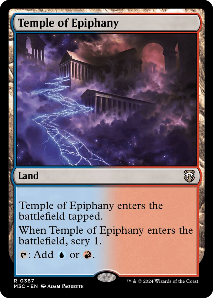 Temple of Epiphany [Modern Horizons 3 Commander]
