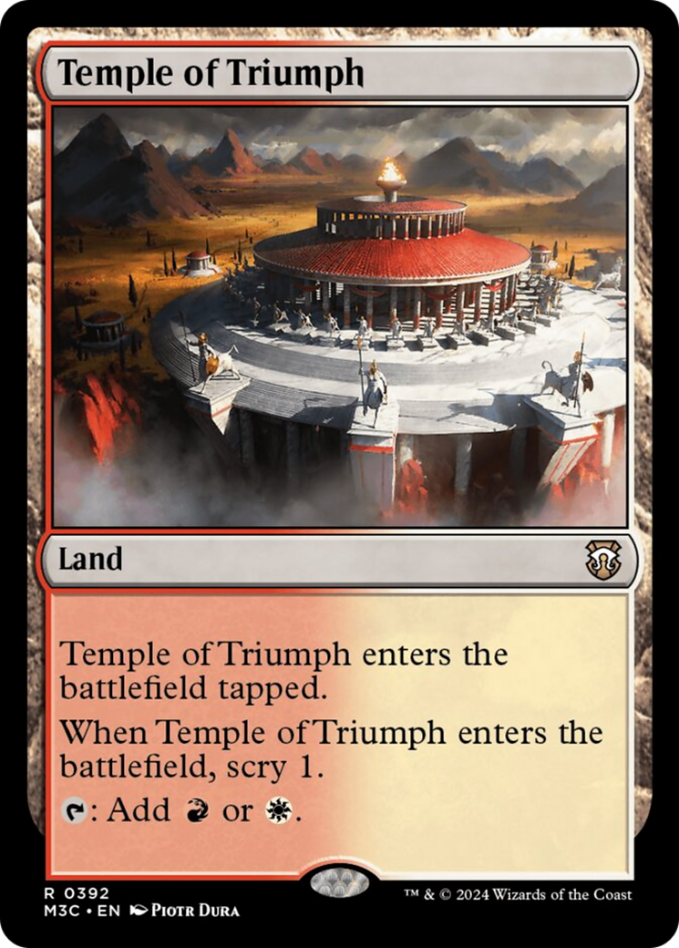 Temple of Triumph [Modern Horizons 3 Commander]
