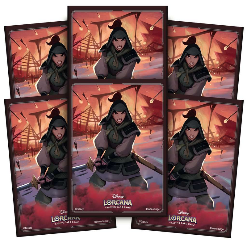 Disney Lorcana TCG: Rise of the Floodborn - Card Sleeves (Mulan) *Local Pick-Up Only*