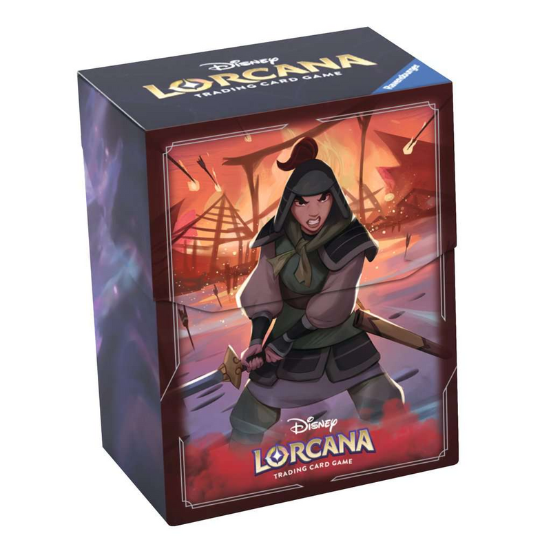 Disney Lorcana TCG: Rise of the Floodborn - Deck Box (Mulan) *Local Pick-Up Only*