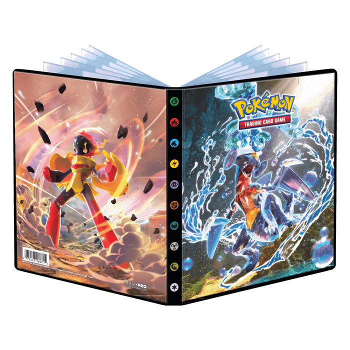 Ultra PRO Pokémon TCG | Scarlet & Violet: Tera Type Garchomp and Armarouge - 4-Pocket Portfolio