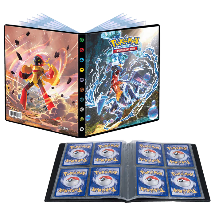 Ultra PRO Pokémon TCG | Scarlet & Violet: Tera Type Garchomp and Armarouge - 4-Pocket Portfolio