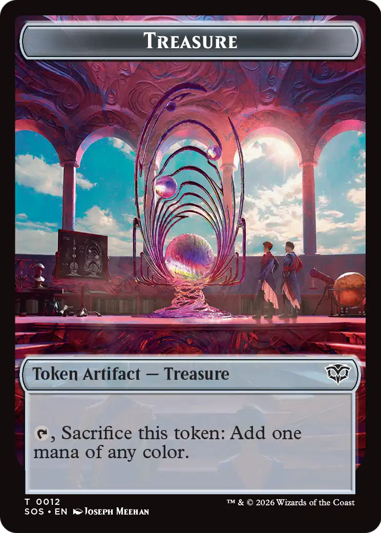 Treasure // Food Double-Sided Token [Secrets of Strixhaven Tokens]