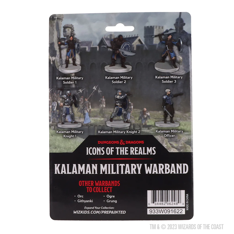 D&D Icons of the Realms: Dragonlance - Kalaman Military Warband [Prepainted]