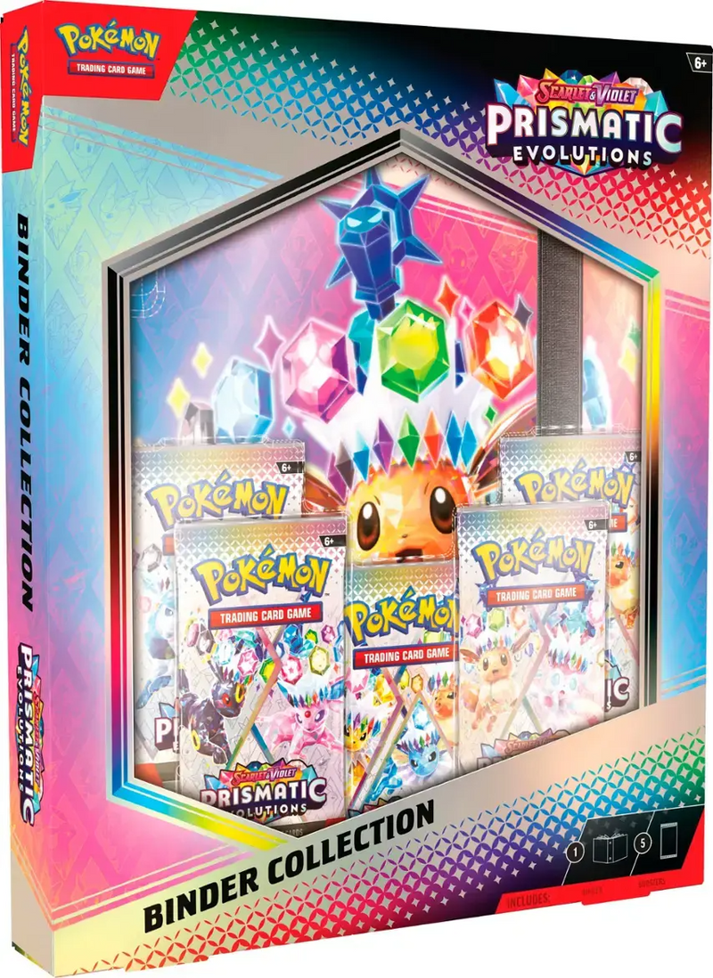 Pokémon TCG | Scarlet & Violet: Prismatic Evolutions - Binder Collection **In-Store Pick-Up and Purchase Only**