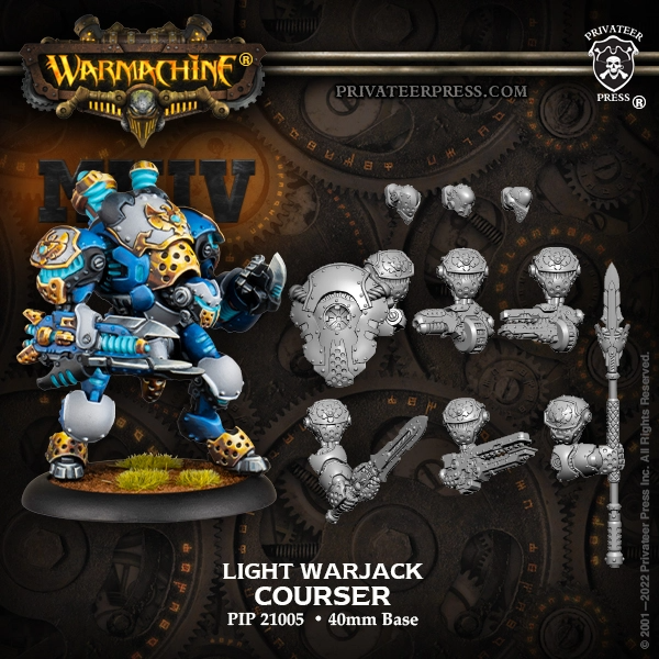 Warmachine MKIV | Cygnar Storm Legion Light Warjack - Courser