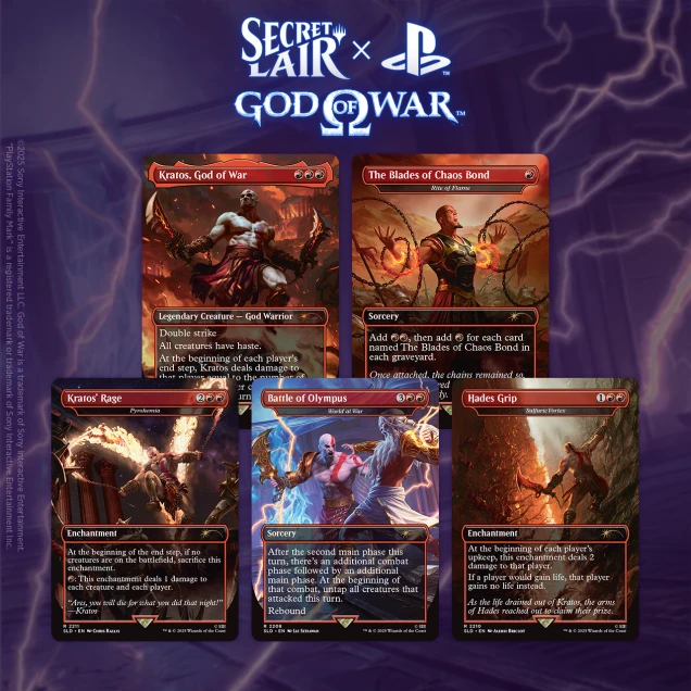 MTG Secret Lair x God of War: Greek (Non-Foil) [WPN Store Exclusive]