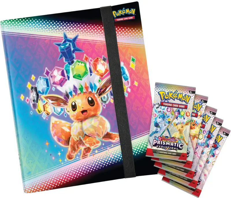 Pokémon TCG | Scarlet & Violet: Prismatic Evolutions - Binder Collection **In-Store Pick-Up and Purchase Only**