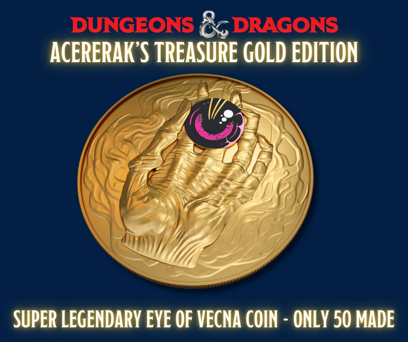 Sirius Dice: Dungeons and Dragons Acererak's Treasure Packs Gold Edition