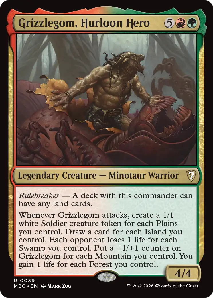 Grizzlegom, Hurloon Hero [Mystery Booster: Commander Edition]