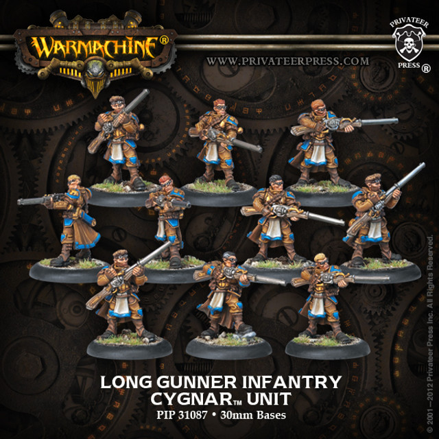 Warmachine | Cygnar Long Gunner Infantry