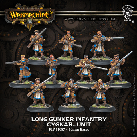 Warmachine | Cygnar Long Gunner Infantry