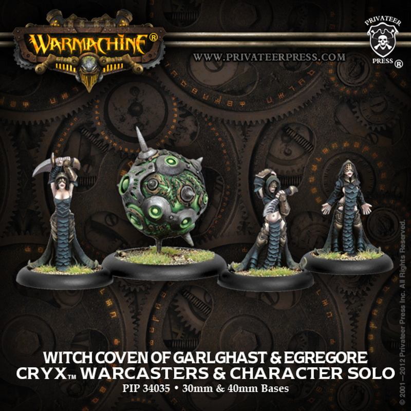 Warmachine | Cryx The Witch Coven of Garlghast & Egregore