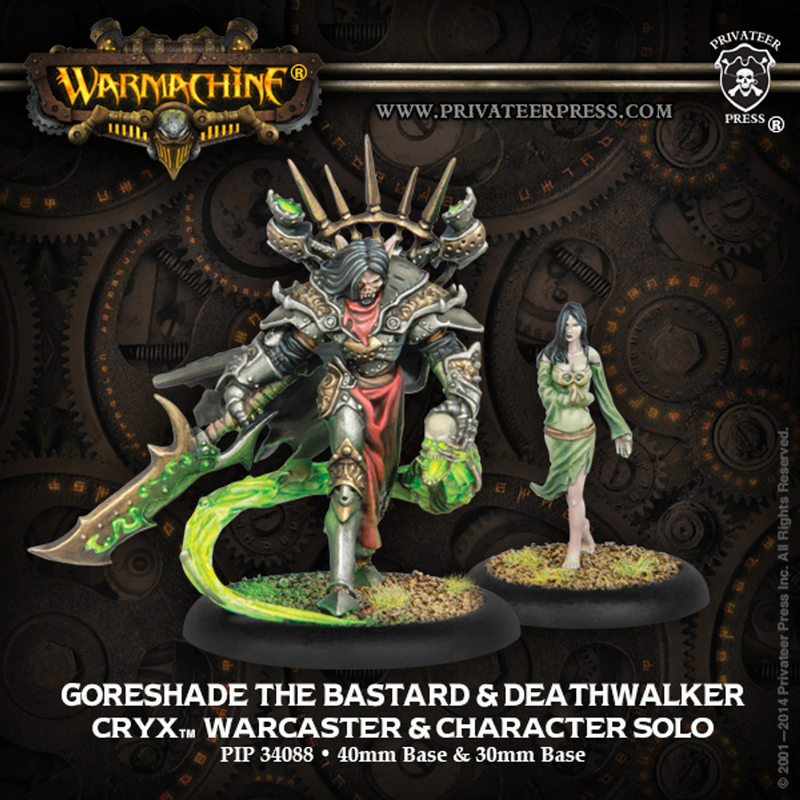 Warmachine | Cryx Goreshade the Bastard & Deathwalker