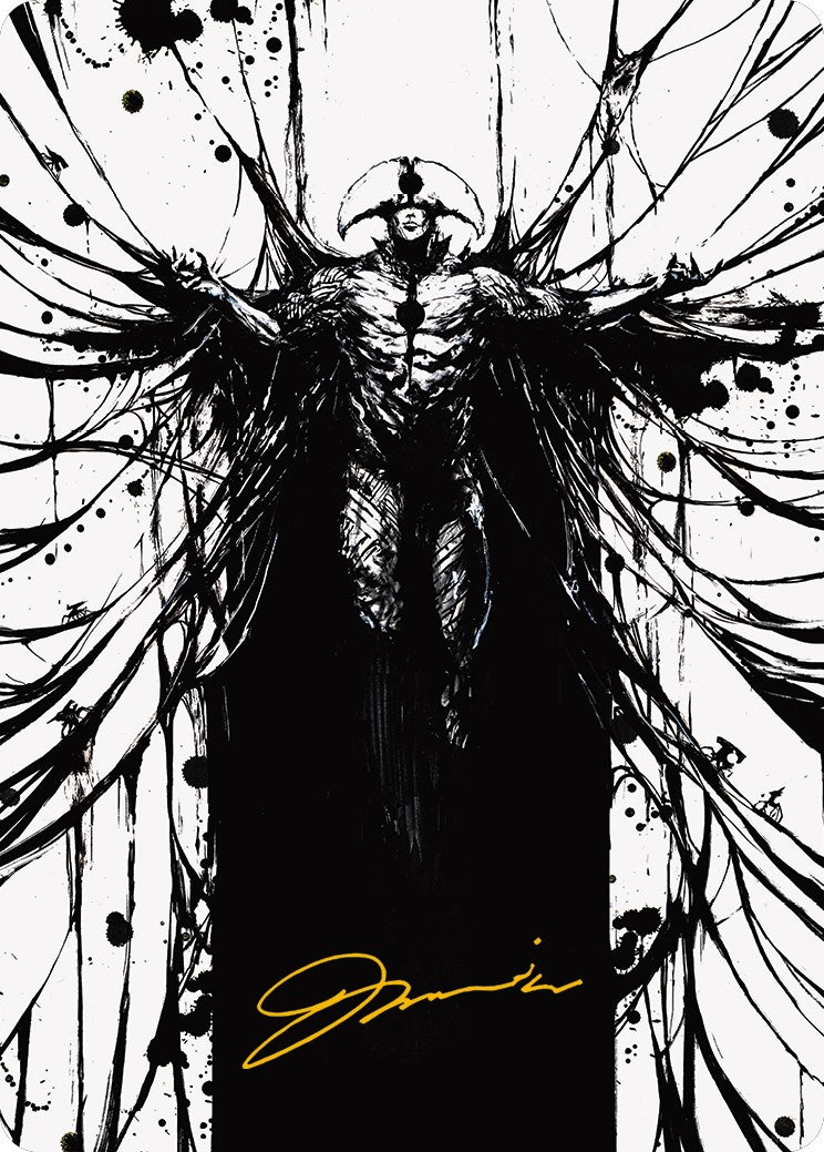 Sinew Dancer Art Card (Gold-Stamped Signature) [Phyrexia: All Will Be Sinew Dancer Art Card (Gold-Stamped Signature) [Phyrexia: All Will Be