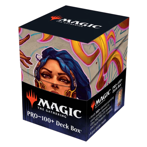 Ultra PRO Magic: The Gathering | The Lost Caverns of Ixalan: Saheeli, the Sun’s Brilliance - PRO-100+ Deck Box