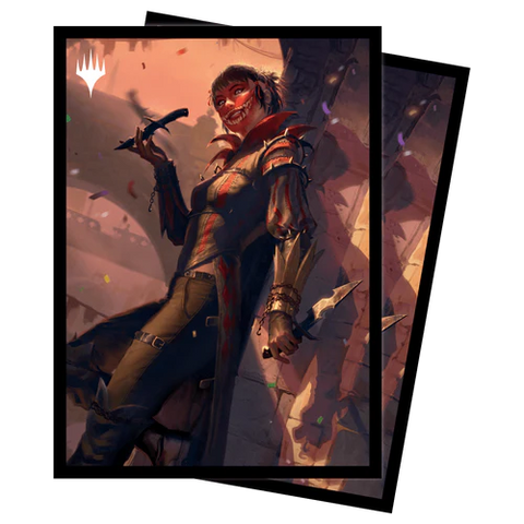 Ultra PRO | MTG Murders at Karlov Manor Protector Sleeves (100ct) - Massacre Girl, Known Killer
