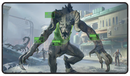MTG Universes Beyond: Fallout - V.A.T.S. Black Stitched Standard Gaming Playmat