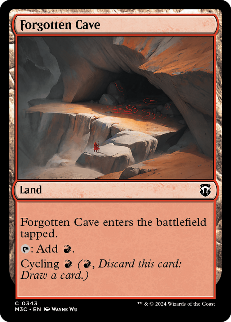 Forgotten Cave (Ripple Foil) [Modern Horizons 3 Commander]