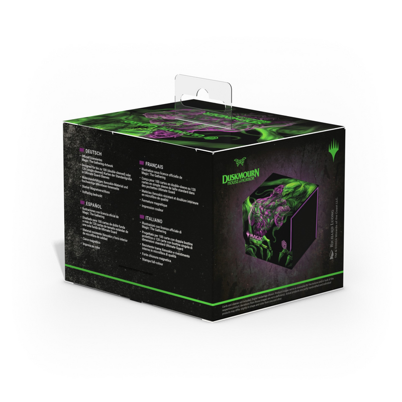 Ultimate Guard: Xenoskin Sidewinder 100+ Deck Box - Duskmourn: House of Horror - Tyvar, The Pummeler