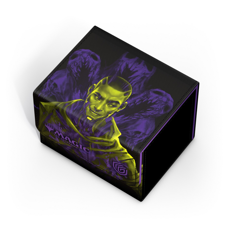 Ultimate Guard: Xenoskin Sidewinder 100+ Deck Box - Duskmourn: House of Horror - Kaito, Bane of NIghtmares