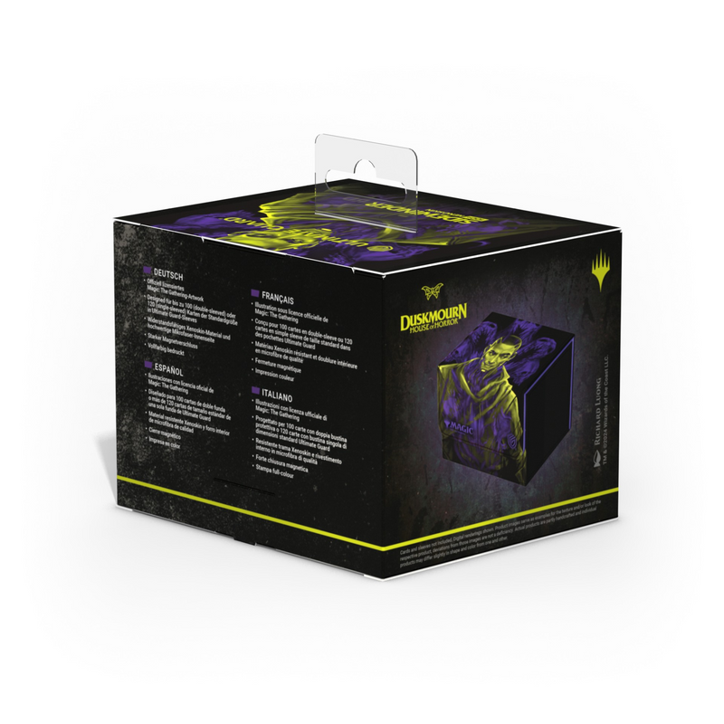 Ultimate Guard: Xenoskin Sidewinder 100+ Deck Box - Duskmourn: House of Horror - Kaito, Bane of NIghtmares