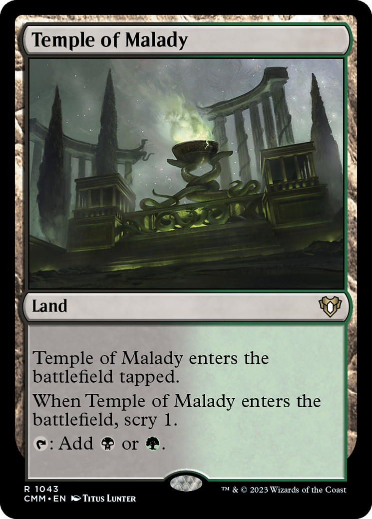 Temple of Malady [Commander Masters]