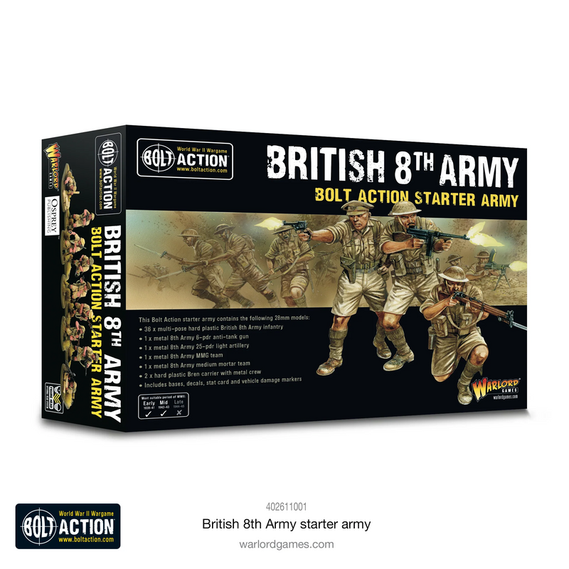 Bolt Action: British 8th Army Starter Set