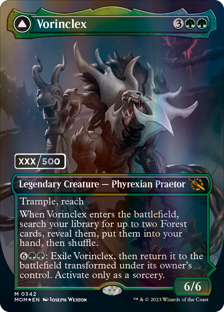 vorinclex card sleeves 50 PCS Holographic Anime Sleeves, 63mm x 90mm, Japanese Size, Polypropylene (PP) Material, Trading Card Toys Legendary Creature Phyrexian Praetor Vorinclex 100 PCS 66*91mm Frosted
