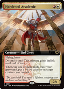 Hardened Academic (Extended Art) [Secrets of Strixhaven]