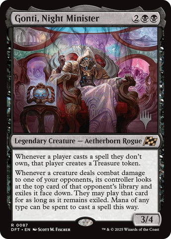 Gonti, Night Minister (Promo Pack) [Aetherdrift Promos]