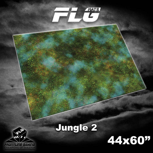 FLG Neoprene Wargaming Mats: Jungle 2 - 44" x 60"