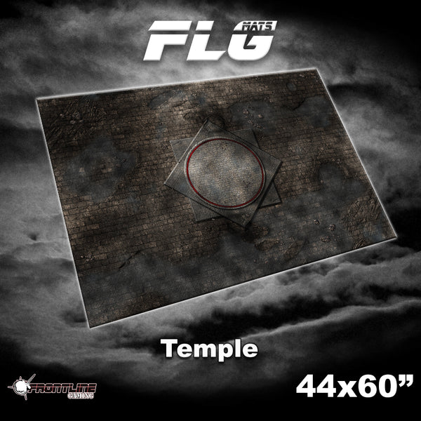 FLG Neoprene Wargaming Mats: Temple - 44" x 60"