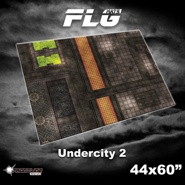 FLG Neoprene Wargaming Mats: Undercity 2 - 44" x 60"