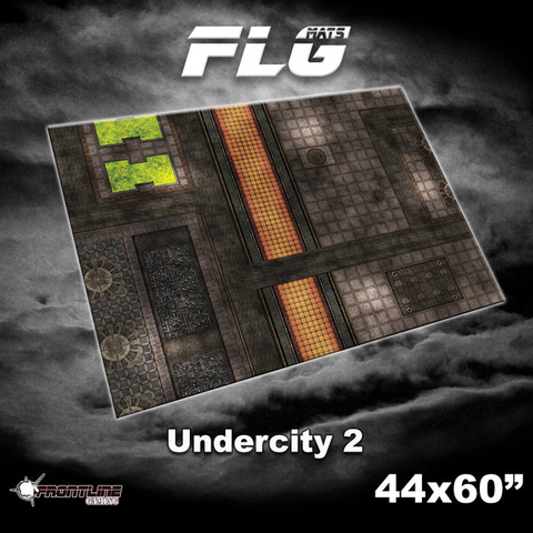 FLG Neoprene Wargaming Mats: Undercity 2 - 44" x 60"