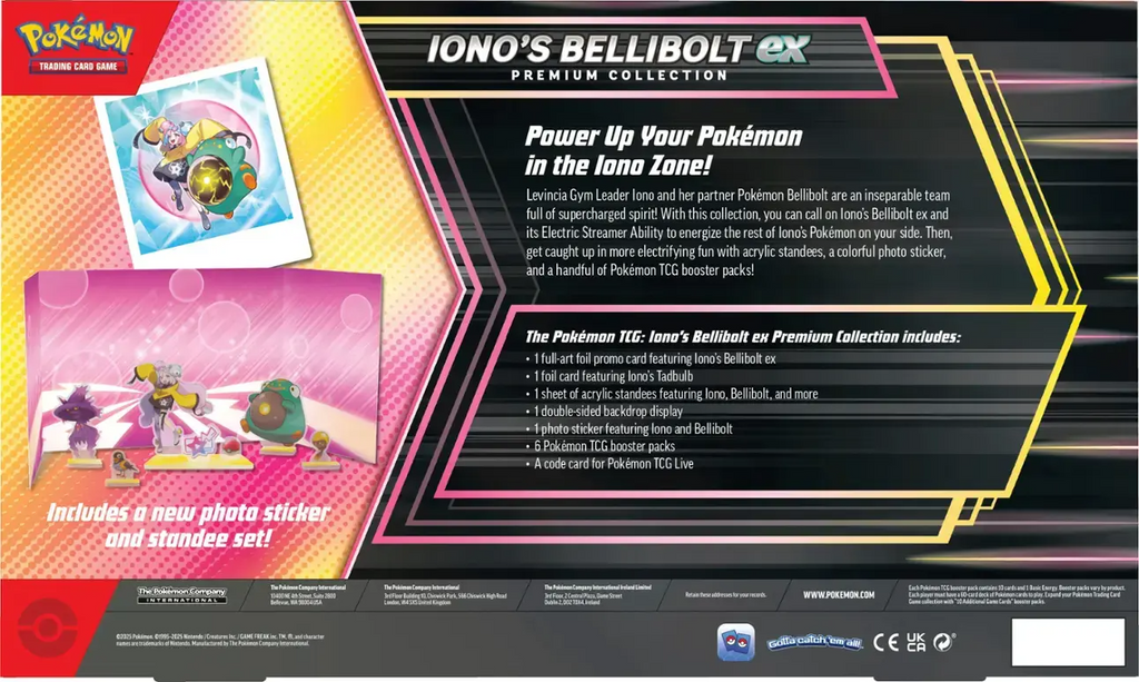 Pokmon TCG | Iono's Bellibolt EX Premium Collection **Local Pick-Up O Pokmon TCG | Iono's Bellibolt EX Premium Collection **Local Pick-Up O