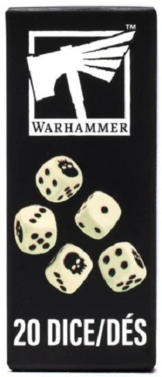 Warhammer Dice : Set of 20 D6 Dice