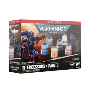 Space Marines: Intercessors + Paints (PRESALE 07/25/26)