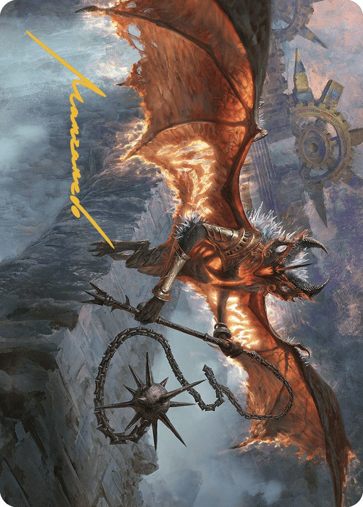 bloodletter of aclazotz mtg card Bloodletter of Aclazotz Art Card (15/81) (Gold-Stamped Signature) [The
